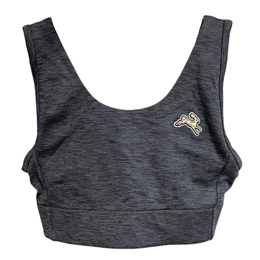 Tracksmith Womens Activewear Session Sports Bra Size XS Gray Gym Running Yoga